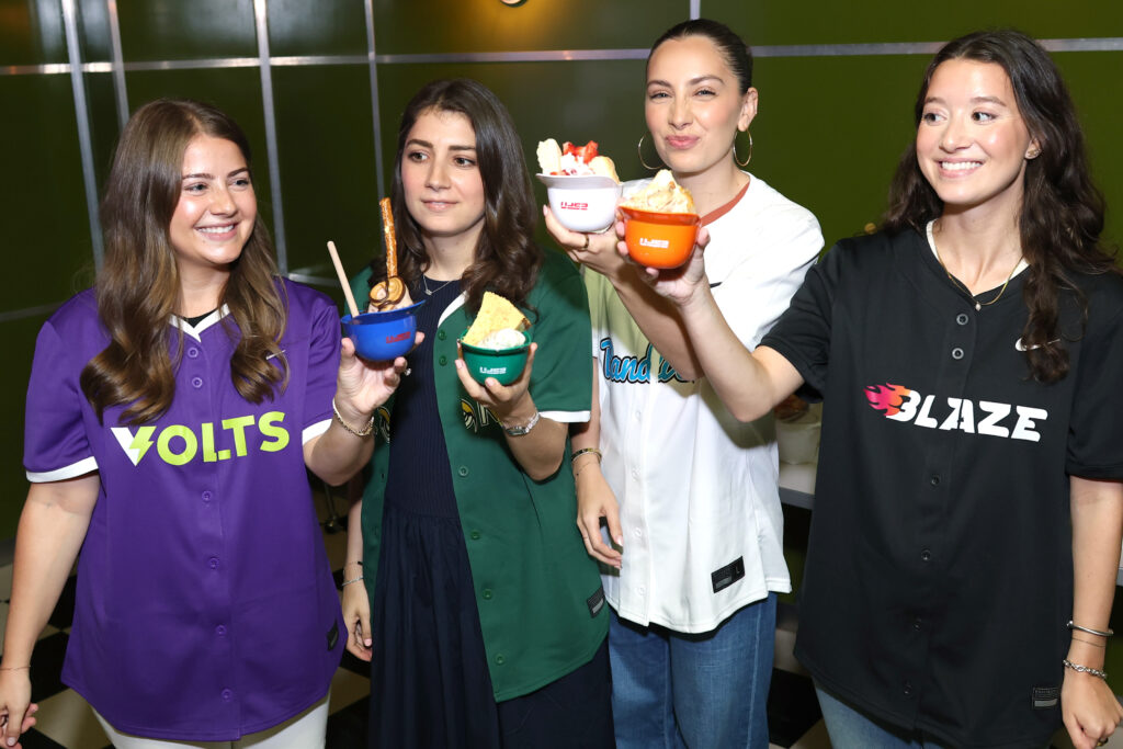 ESPN And @Sistersnacking Host Ultimate Snackdown To Crown The Official Snack Of Athletes Unlimited Softball League (AUSL) (Photo: Rob Kim/Getty Images for ESPN)