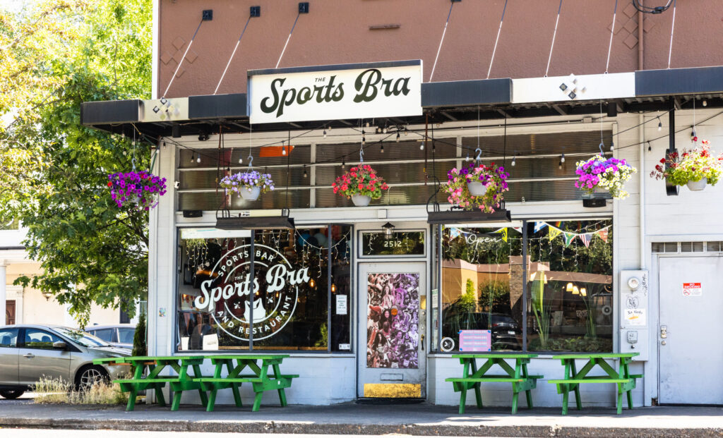 The original Sports Bra, Portland, OR. Photo: Zack Dean